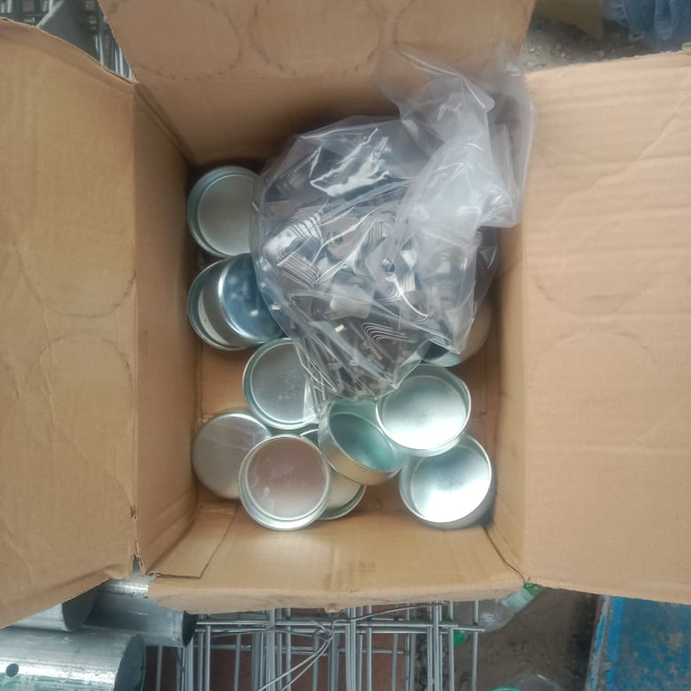 GI Post OD60 mm x 2150 mm with Base Plate and Fittings