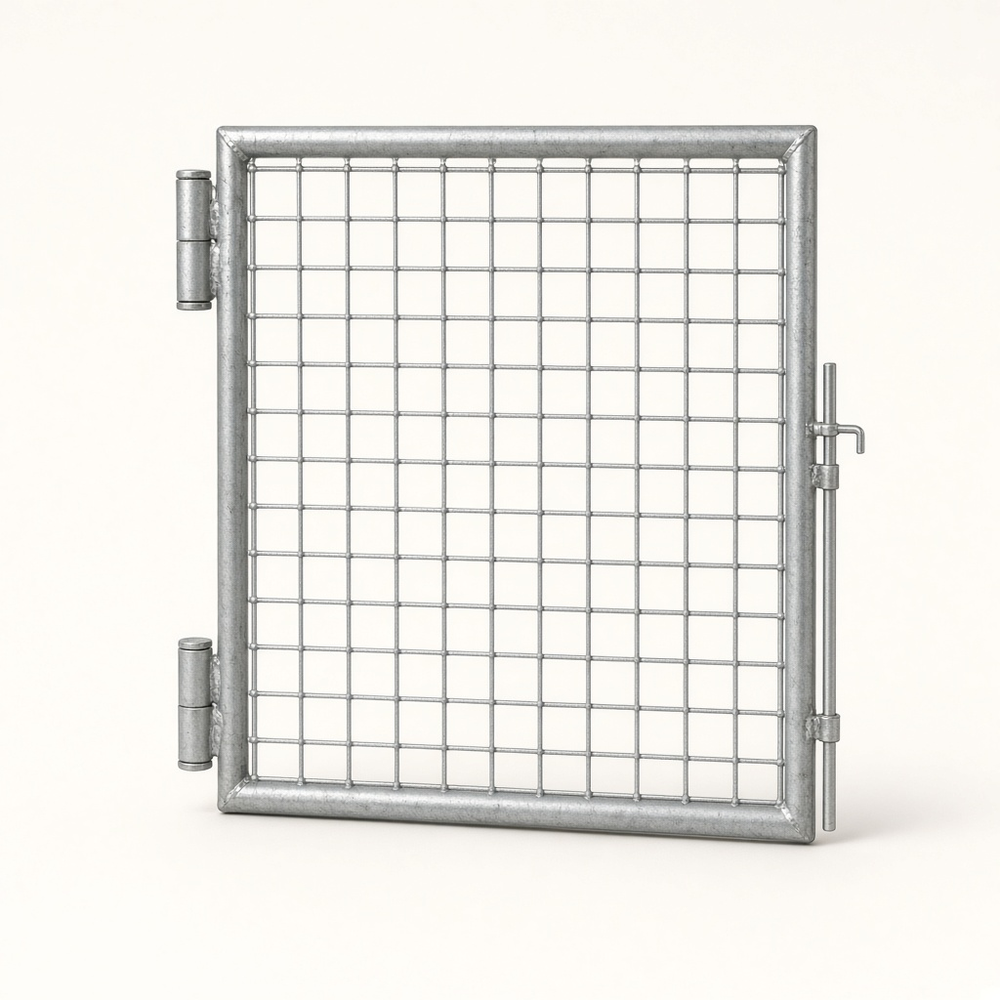 GI Single Leaf Gate FA 2100 mm (7 ft), 50 x 150 mm mesh
