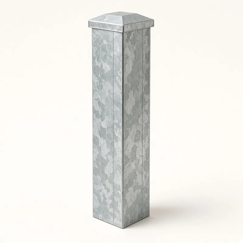 GI Square Fence Post